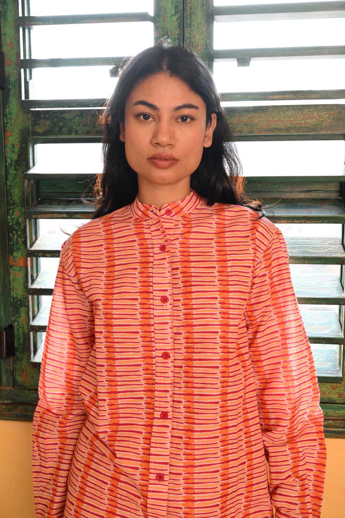 Pyjama Set in 'Crimson Tulip'