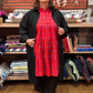 Daphne Dress in 'Hot Pink Bric a Brac'