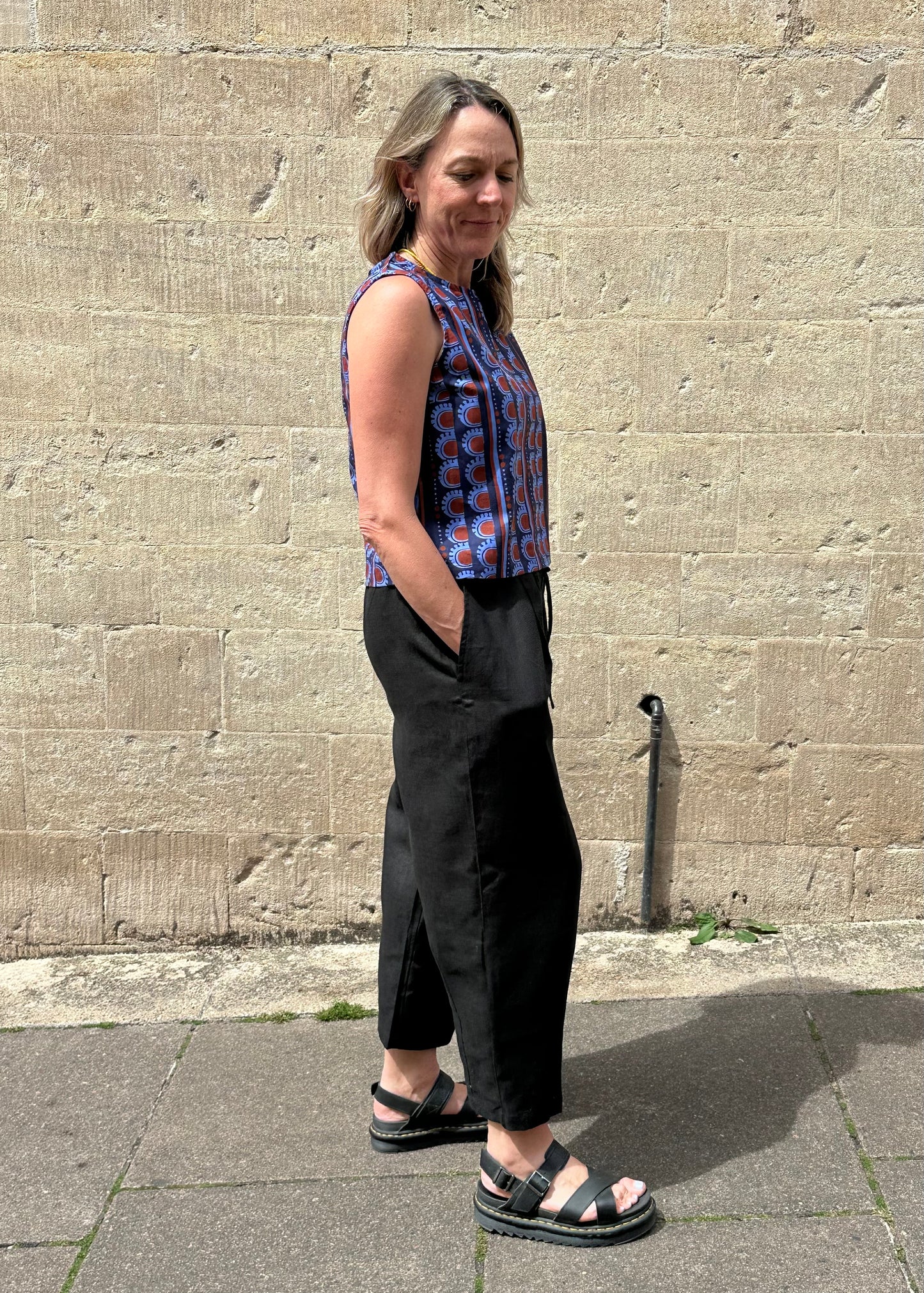 Bex Vest 'Burgundy Bead'