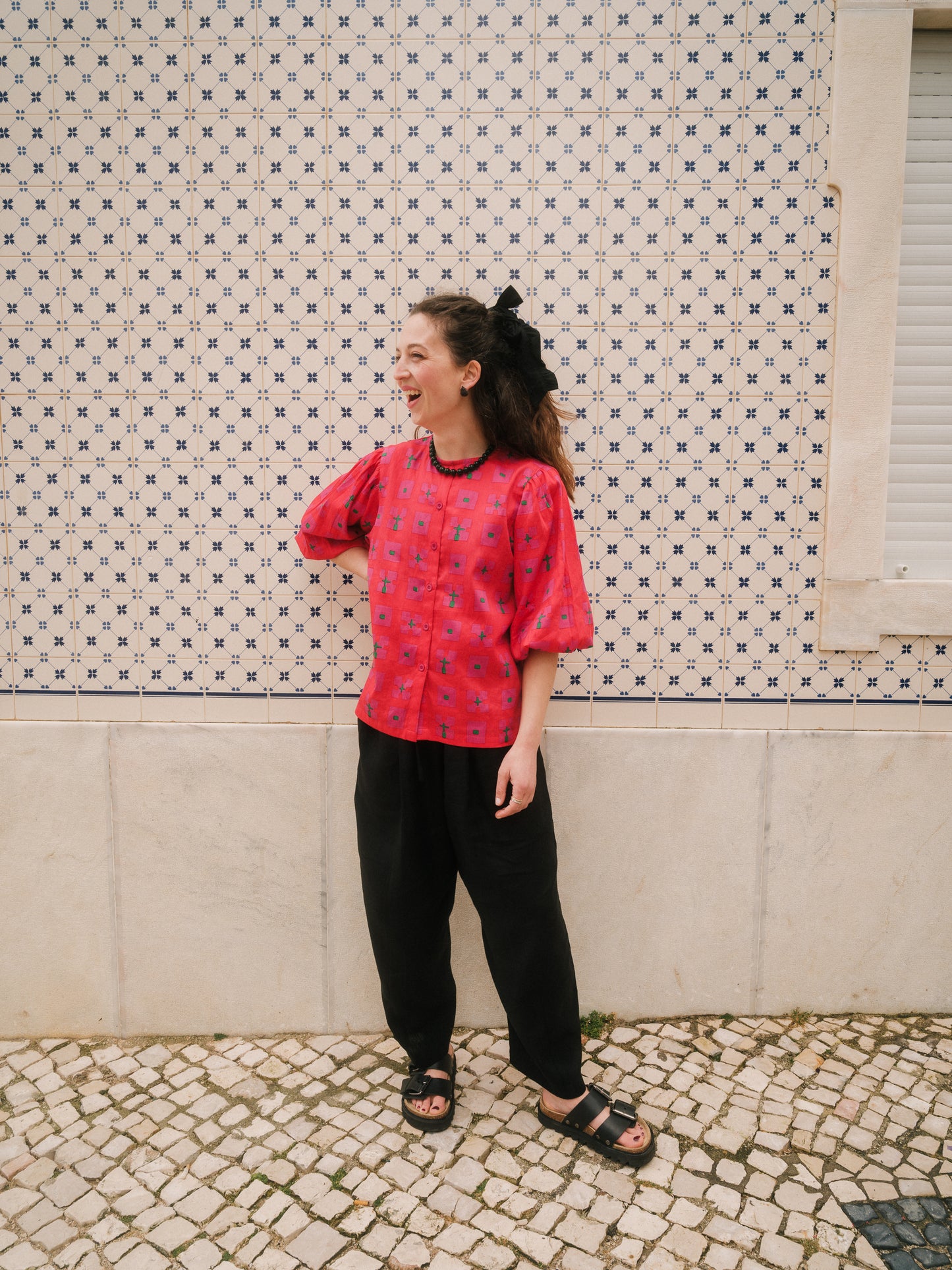 Anko Trousers in 'Black 100% Linen'