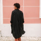 Alice Overshirt in 'Black 100% Linen'