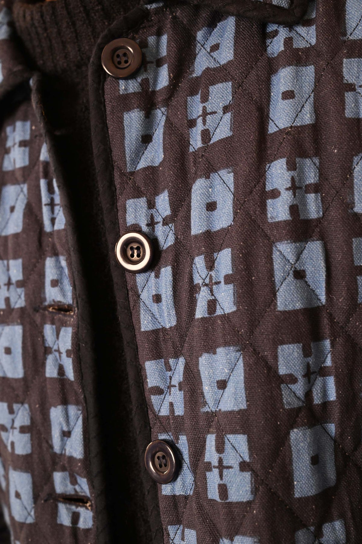 Day Jacket in 'Indigo Chess Set'