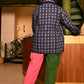 Day Jacket in 'Indigo Chess Set'