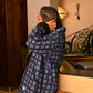 Day Jacket in 'Indigo Chess Set'