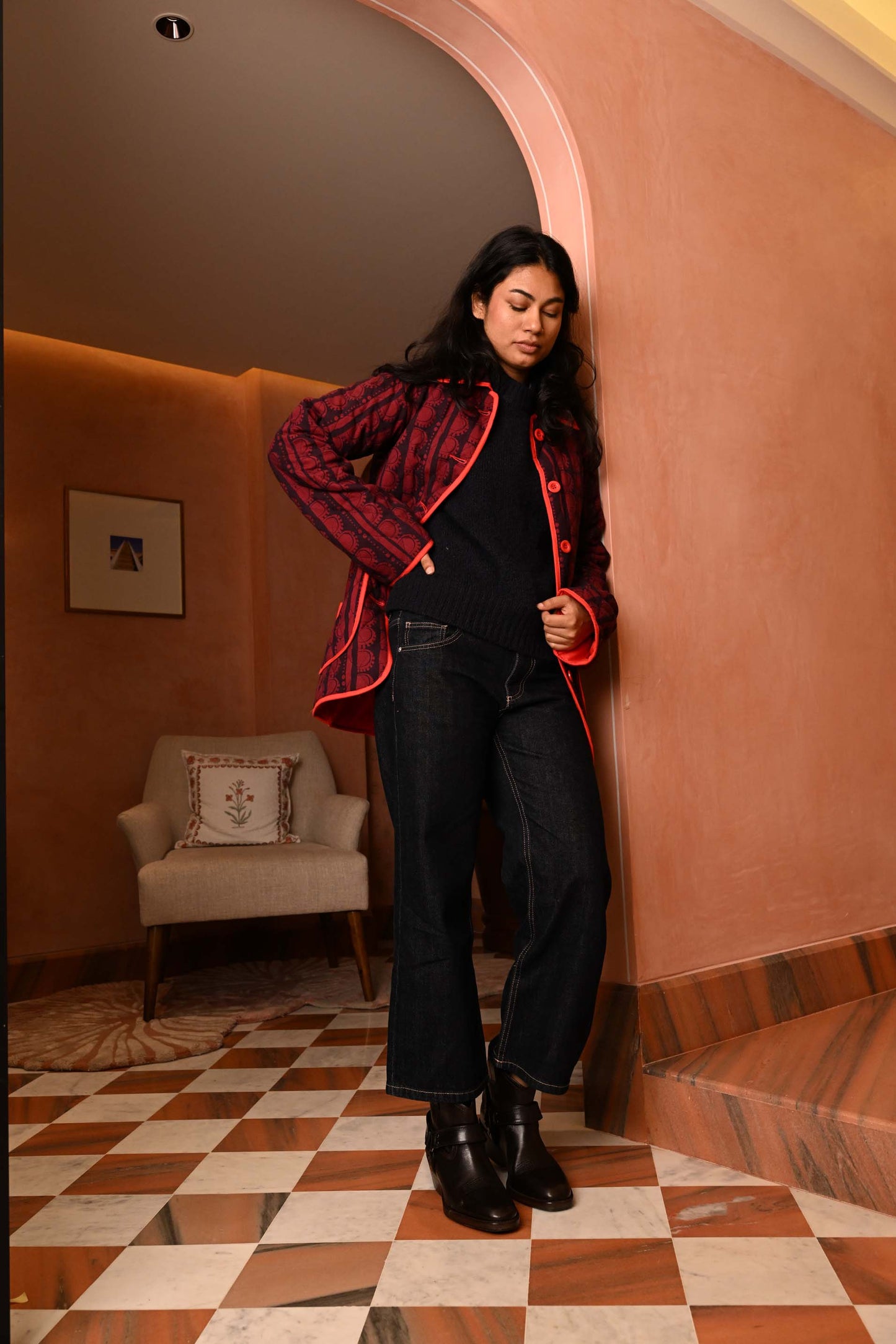 Day Jacket in 'Red Bead'