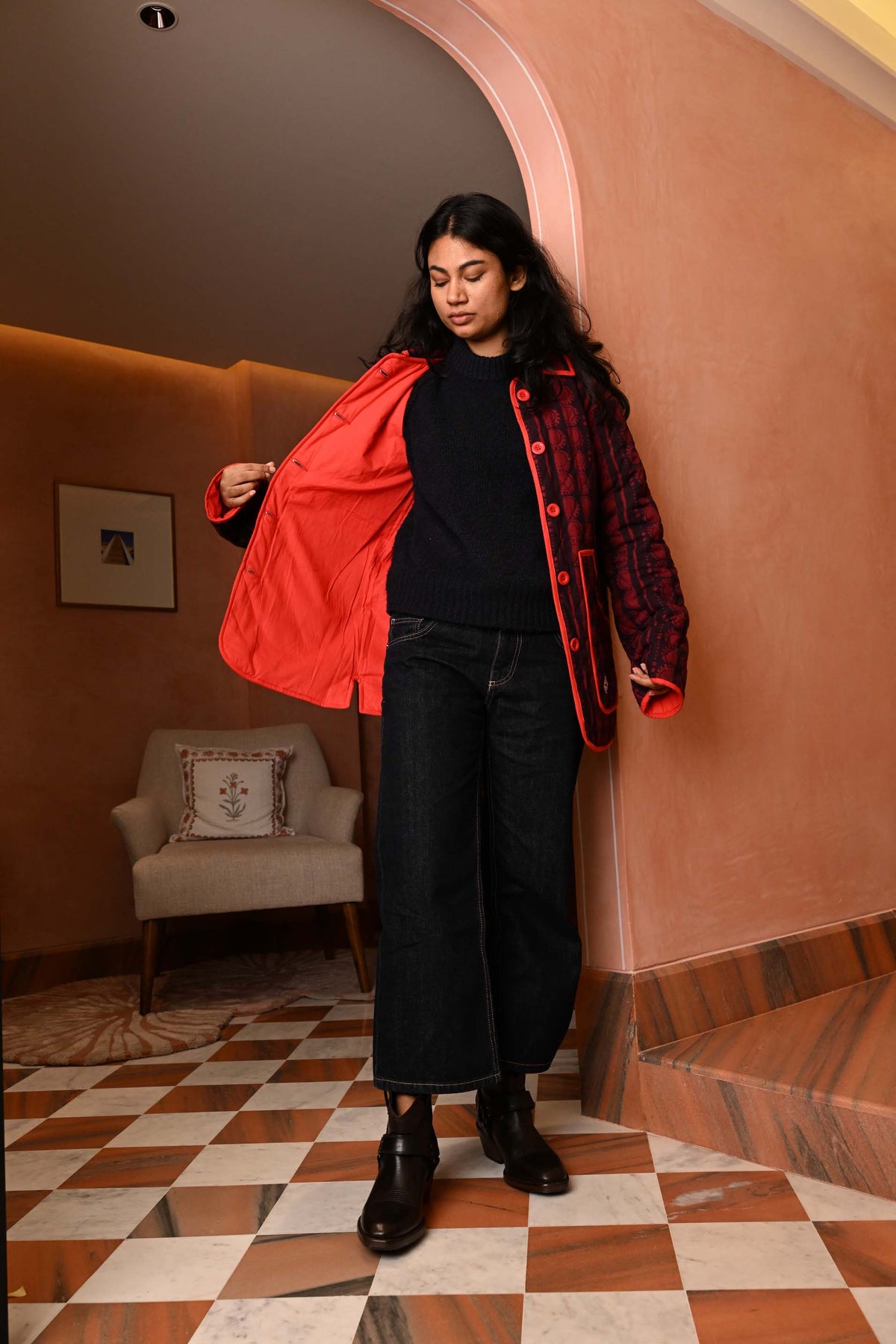 Day Jacket in 'Red Bead'
