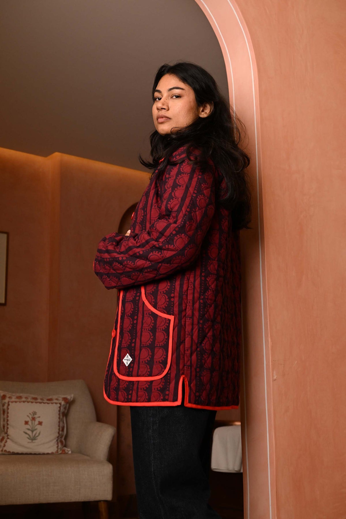 Day Jacket in 'Red Bead'
