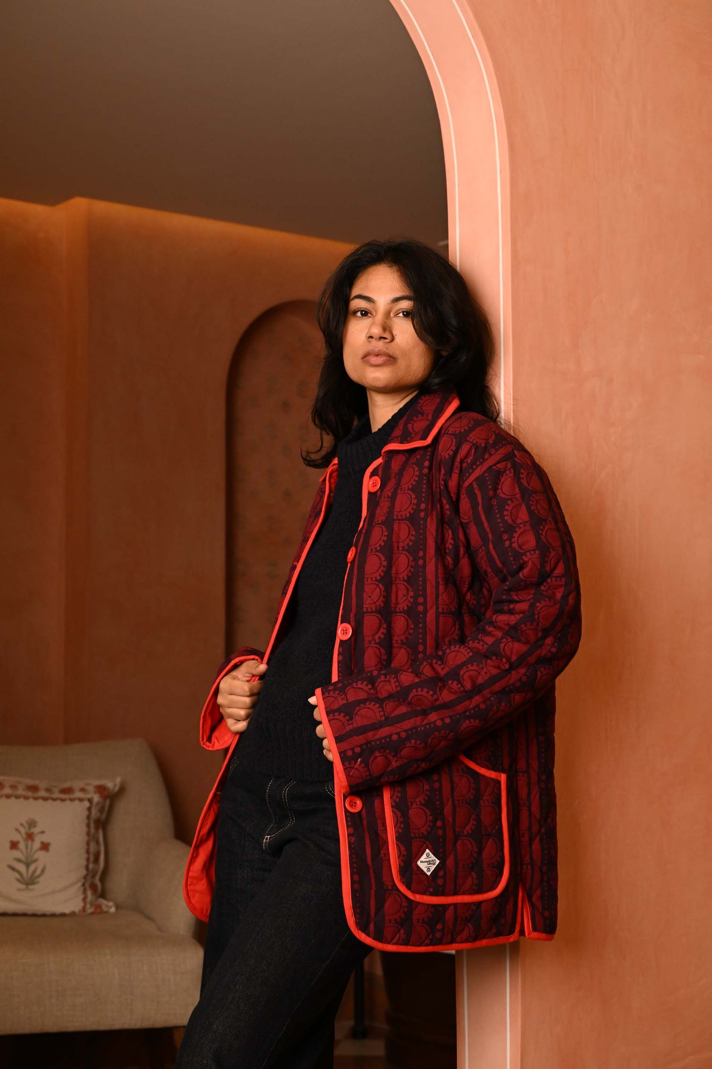 Day Jacket in 'Red Bead'