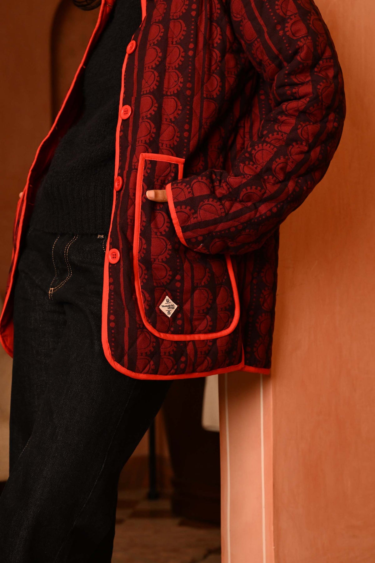 Day Jacket in 'Red Bead'