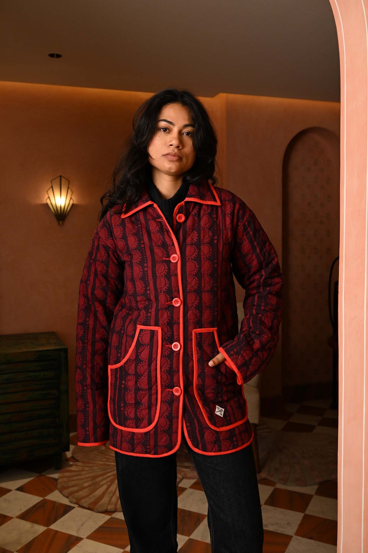 Day Jacket in 'Red Bead'
