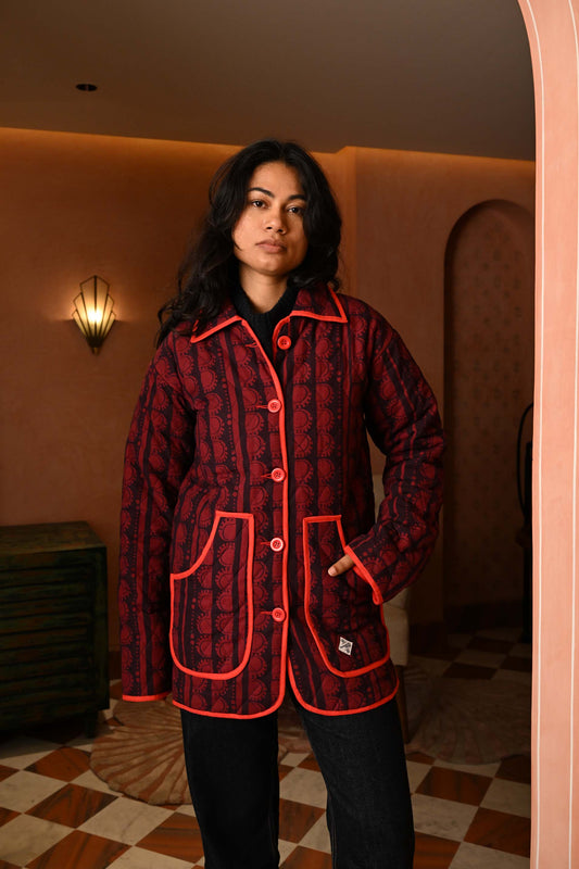 Day Jacket in 'Red Bead'