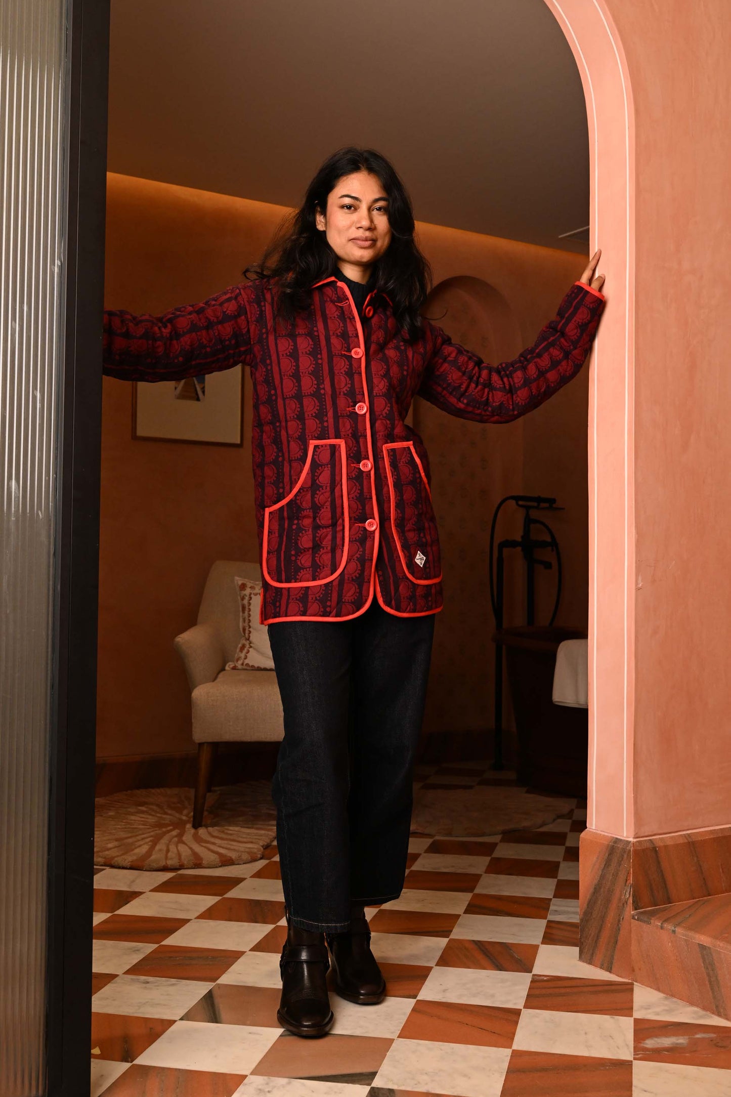 Day Jacket in 'Red Bead'