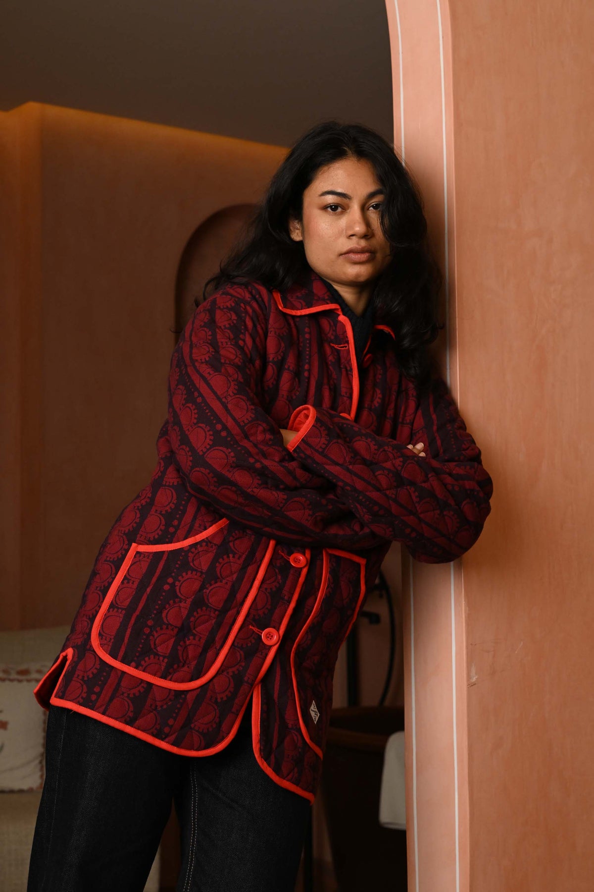 Day Jacket in 'Red Bead'