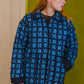 PRE-ORDER: Day Jacket in 'Indigo Chess Set'