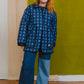 PRE-ORDER: Day Jacket in 'Indigo Chess Set'