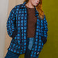 PRE-ORDER: Day Jacket in 'Indigo Chess Set'