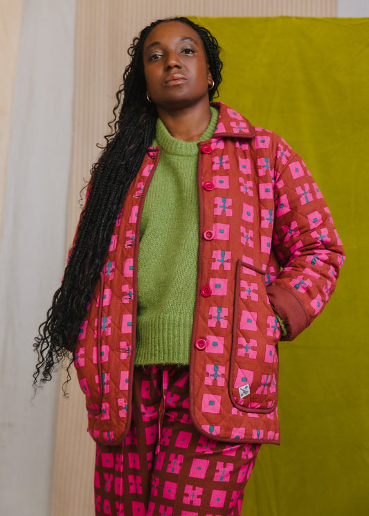 Day Jacket in 'Plum Forest'