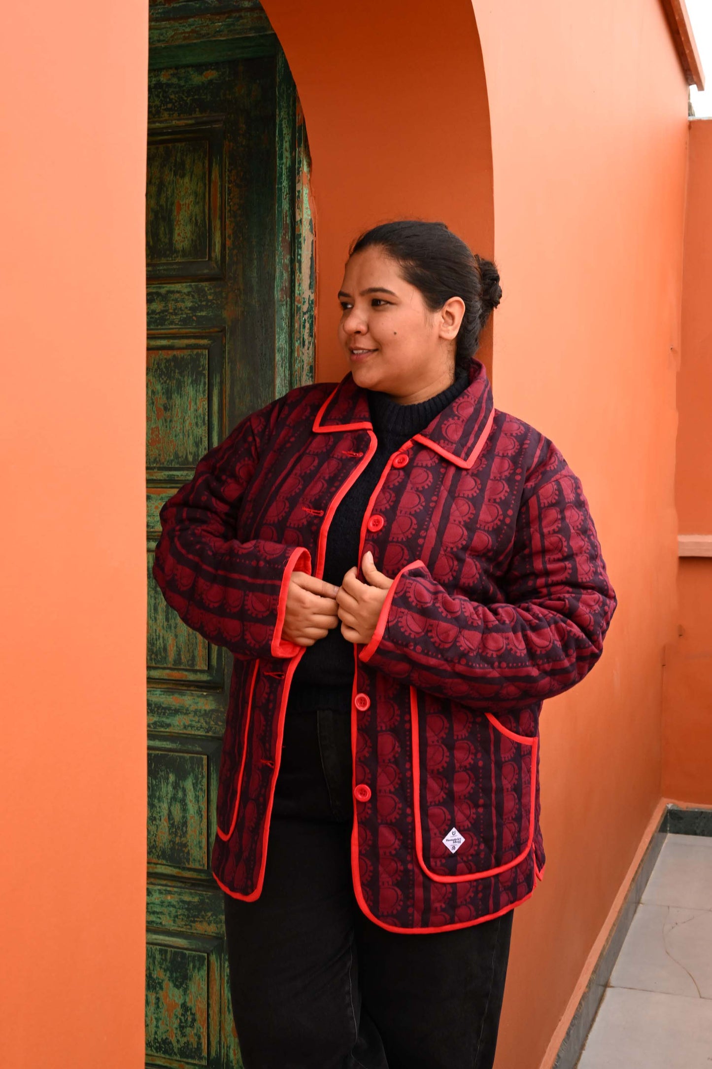Day Jacket in 'Red Bead'