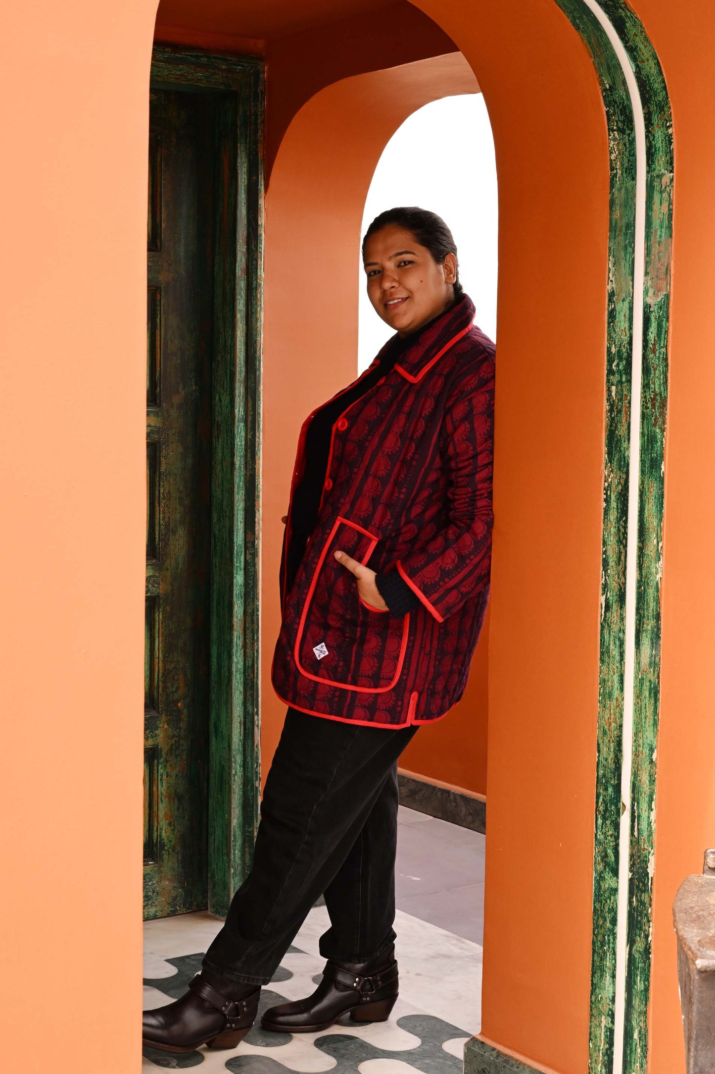 Day Jacket in 'Red Bead'