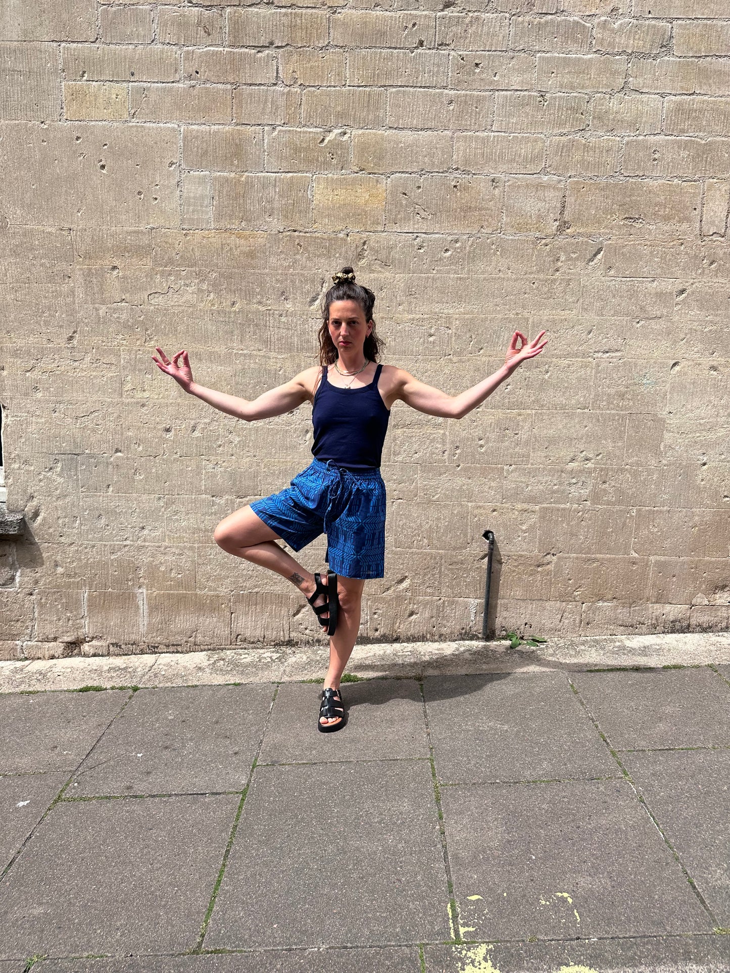 Cindy Shorts 'Flamingo Splits'