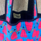 Quilted Tote Bag in 'Blue Honey Heart'
