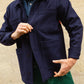 Unisex Embroidered Jacket in 'Navy'