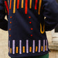 Unisex Embroidered Jacket in 'Navy'
