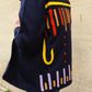 Unisex Embroidered Jacket in 'Navy'