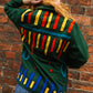 Unisex Embroidered Jacket in 'Green'