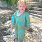Kid's Playsuit in 'Turquoise Flamingo'