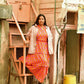 Frida Dress in 'Orange Honey Heart'