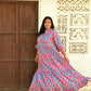 Frida Dress in 'Blue Honey Heart'