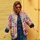 Patchwork Blue Frida Jacket