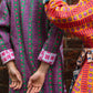 block printed fabric, indian blockprinting, housecoat, padded robe, dressing gown, colourful dressing gown, padded dressing gown, patchwork dressing gown, quilted robe, quilted dressing gown