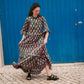 Frida Dress in 'Green Honey Heart'