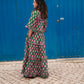 Frida Dress in 'Green Honey Heart'
