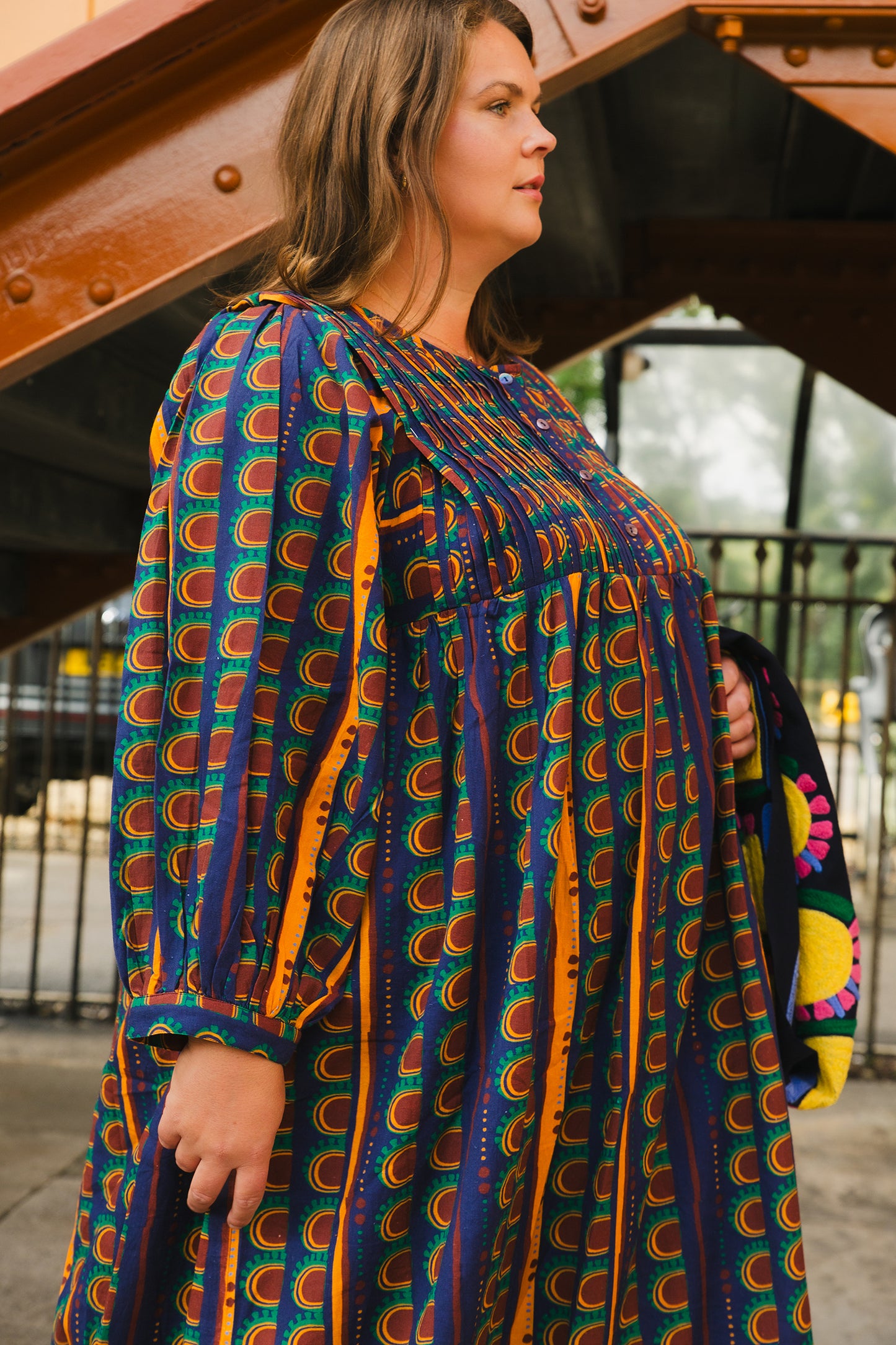 Heidi Dress in 'Golden Bead'
