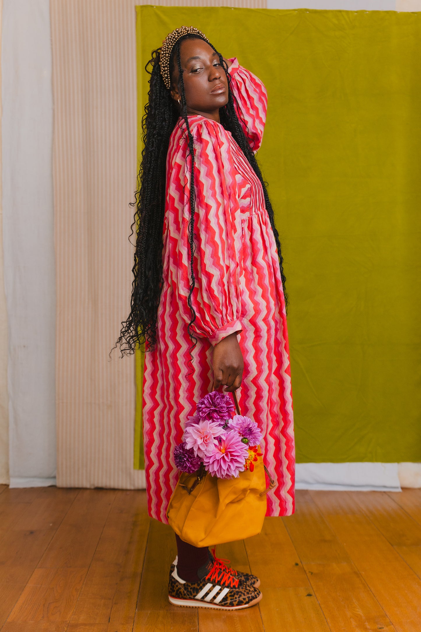 Heidi Dress in 'Pink Spark'
