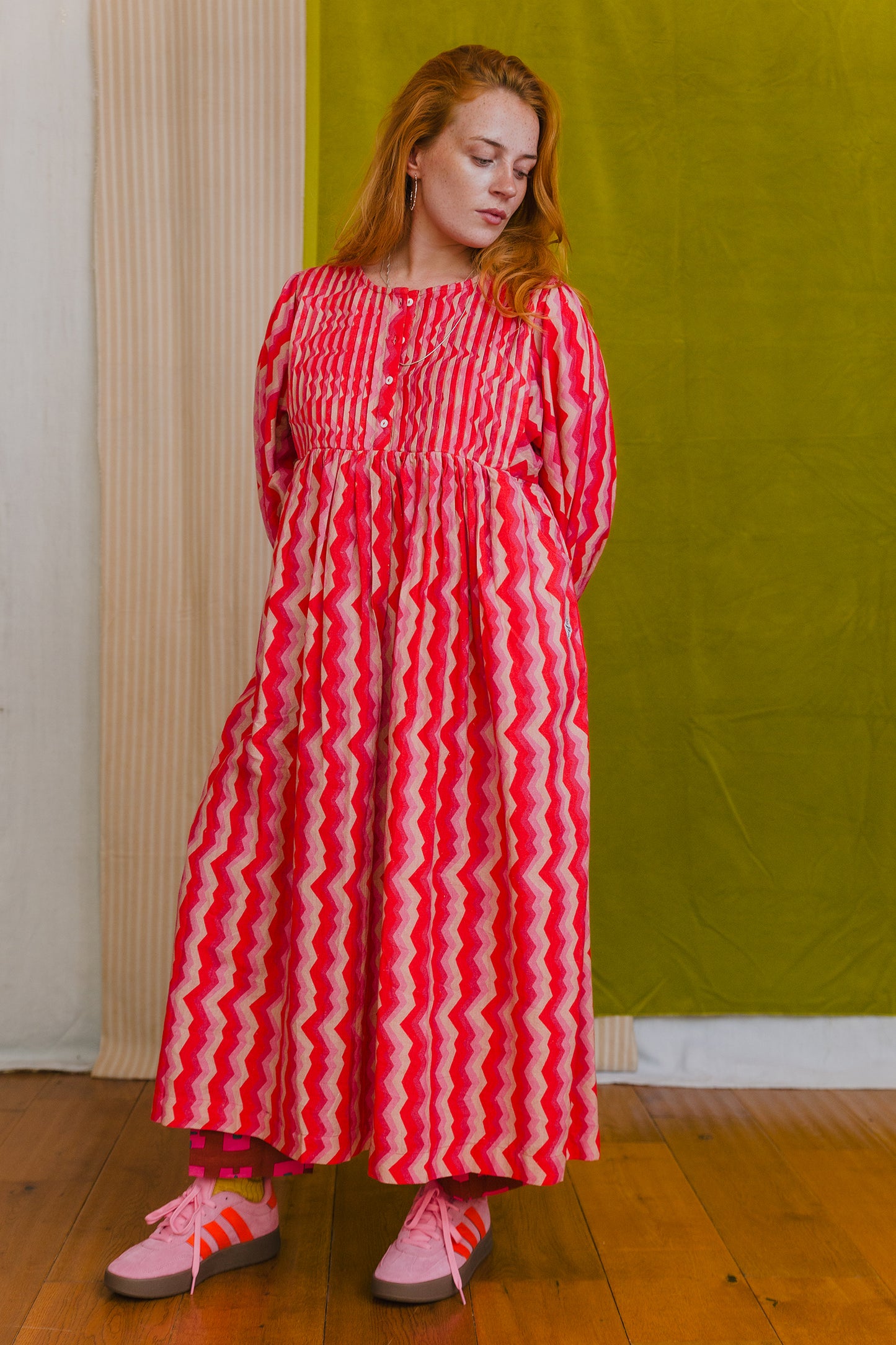 Heidi Dress in 'Pink Spark'