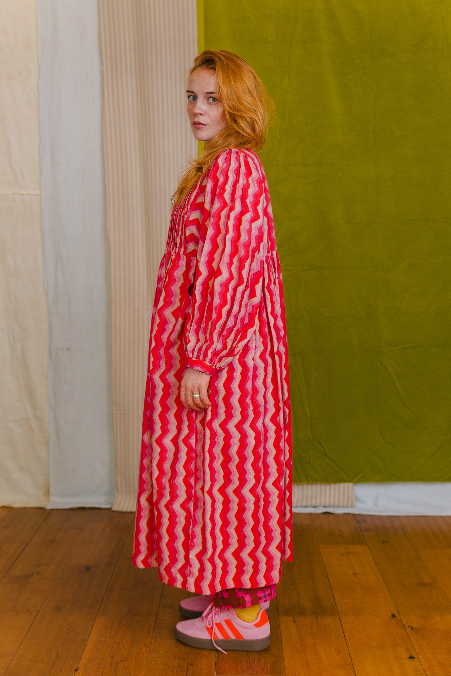 Heidi Dress in 'Pink Spark'