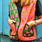 Waistcoat in Patchwork 'Honey Heart'.