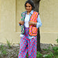 Waistcoat in Patchwork 'Honey Heart'.