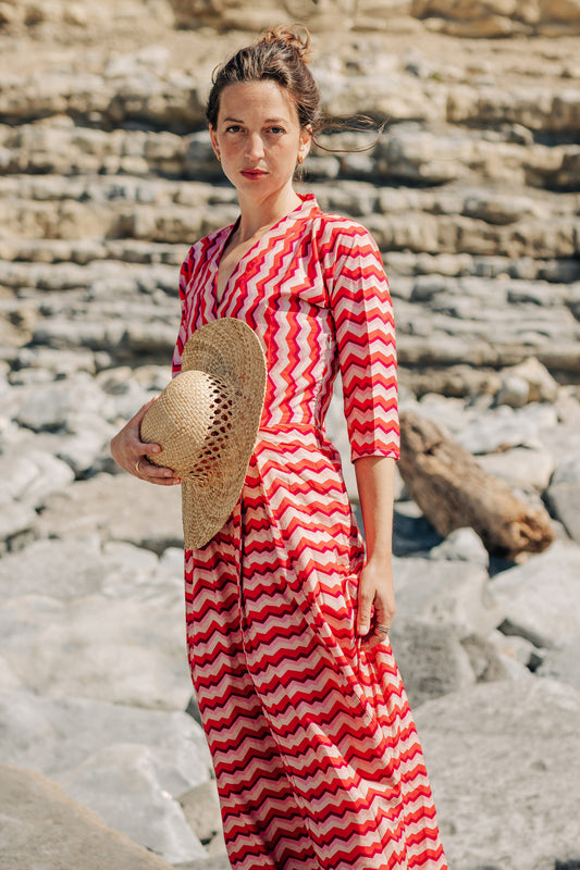 Lydia Dress in 'Pink Spark'