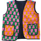 Waistcoat in Patchwork 'Honey Heart'.