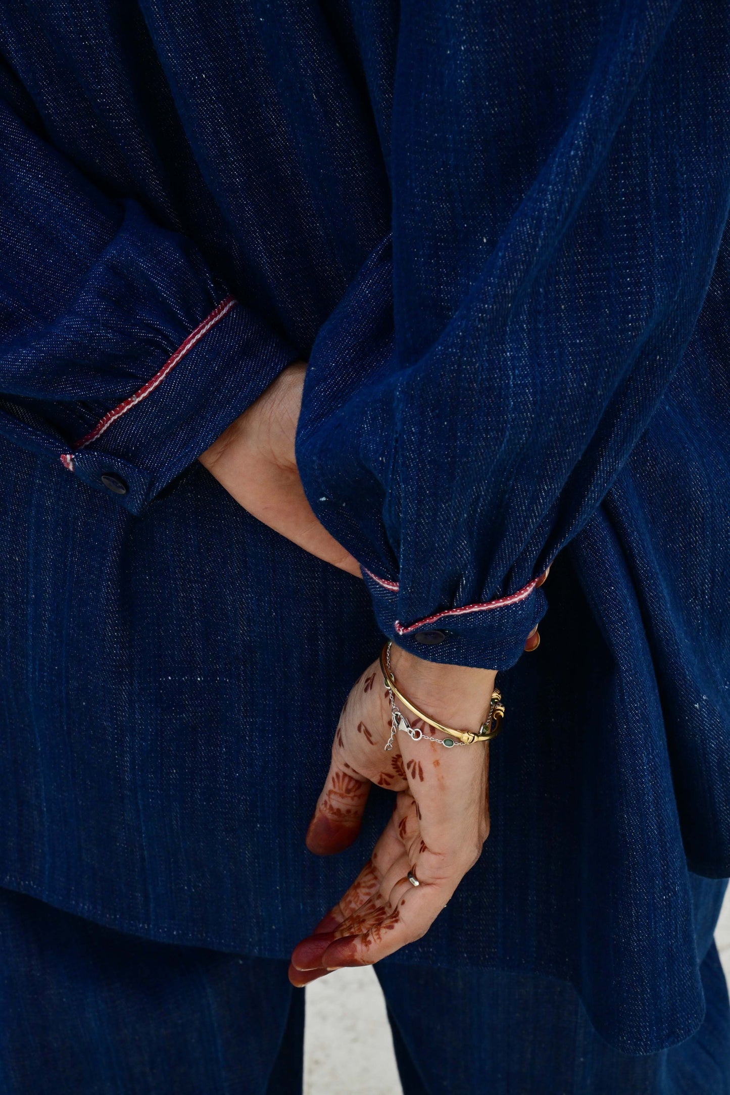 PRE-ORDER: Rita Blouse in 'Indigo'