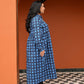 Jessie Dress in 'Indigo Chess Set'
