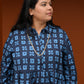 Jessie Dress in 'Indigo Chess Set'