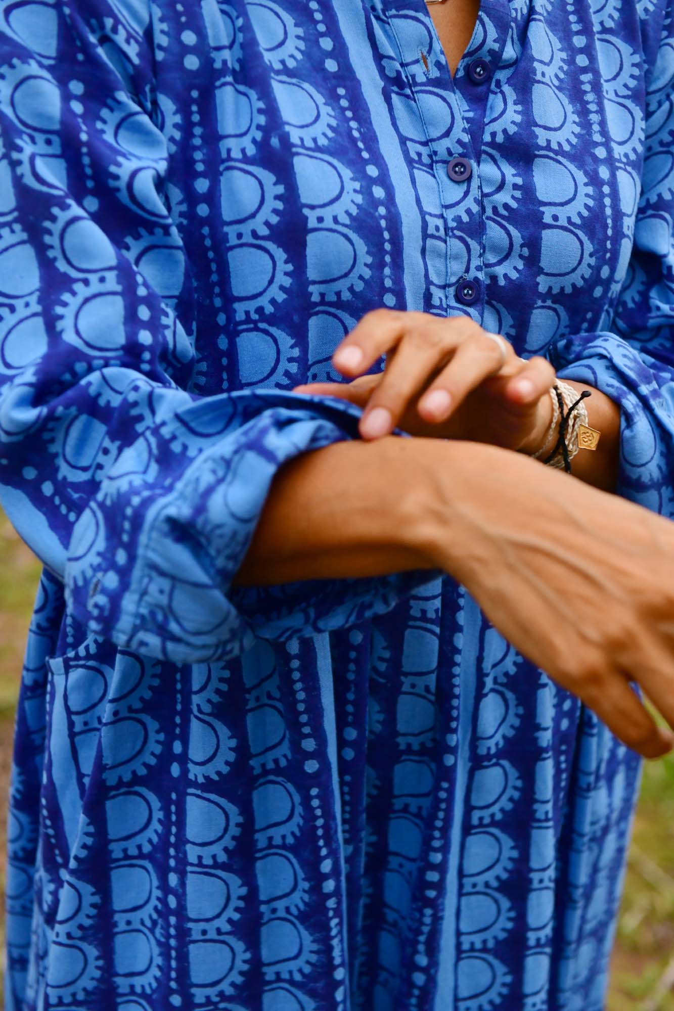 Jessie Dress in 'Blue Bead'
