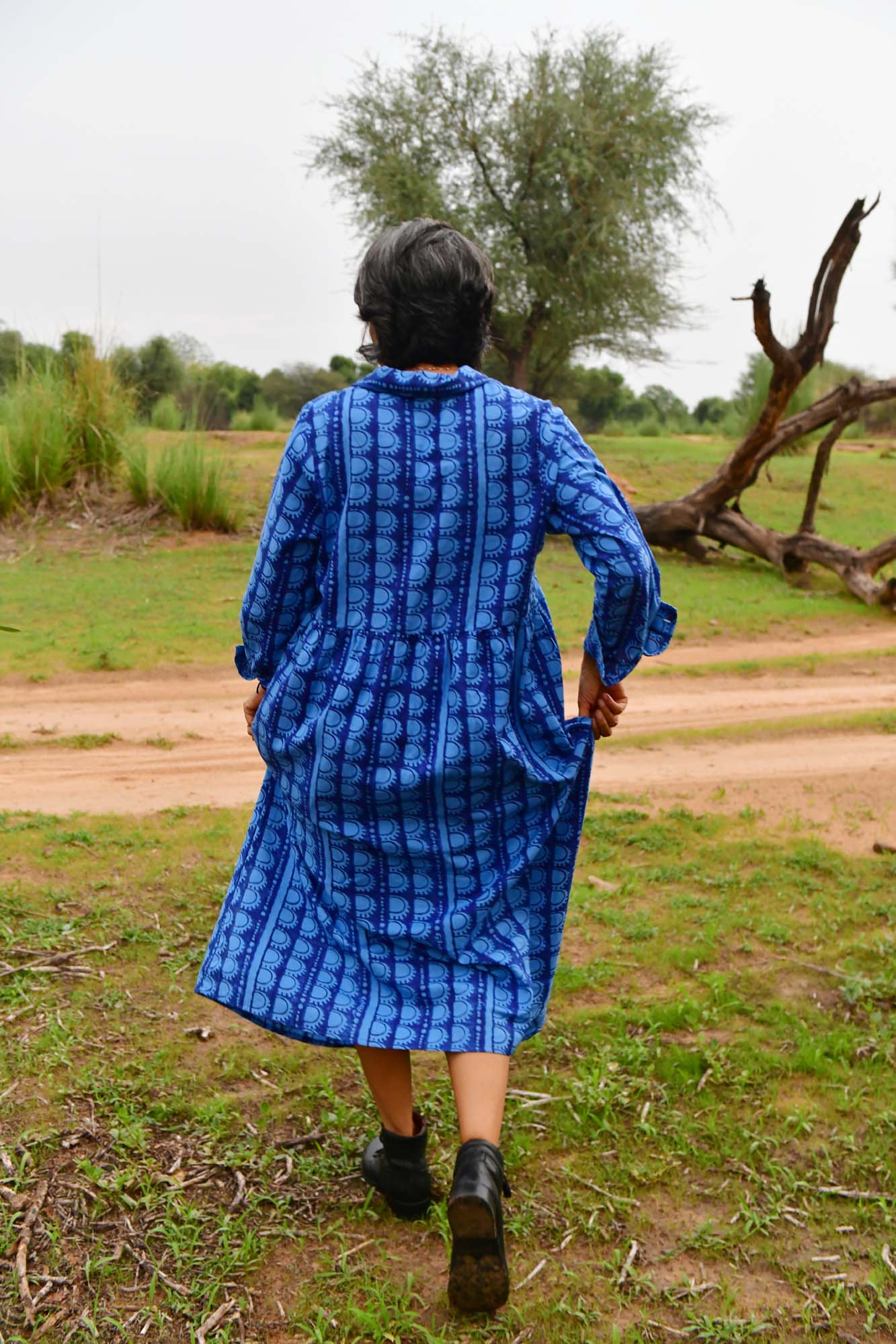 Jessie Dress in 'Blue Bead'