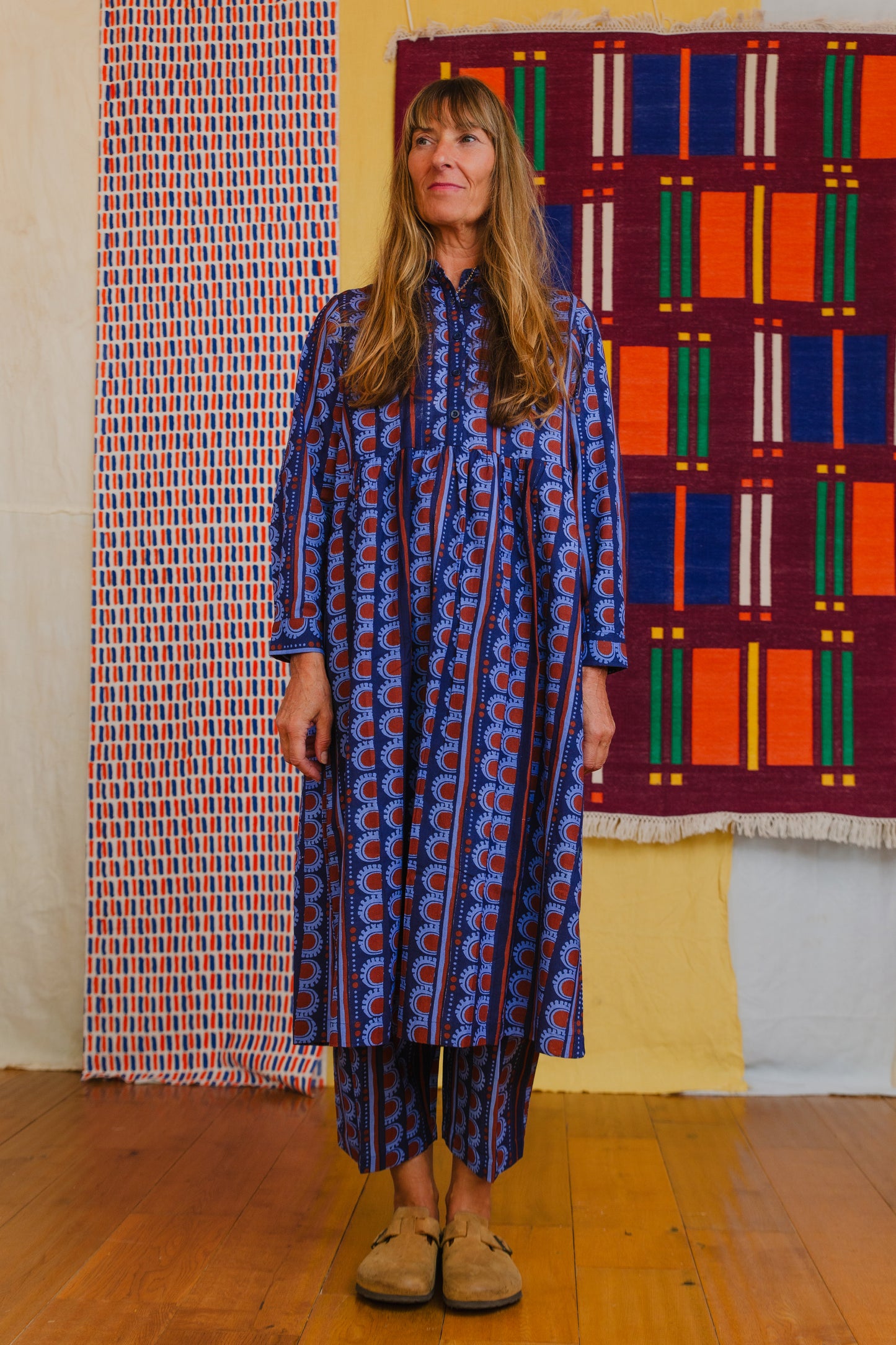 Jessie Dress in Burgundy Bead